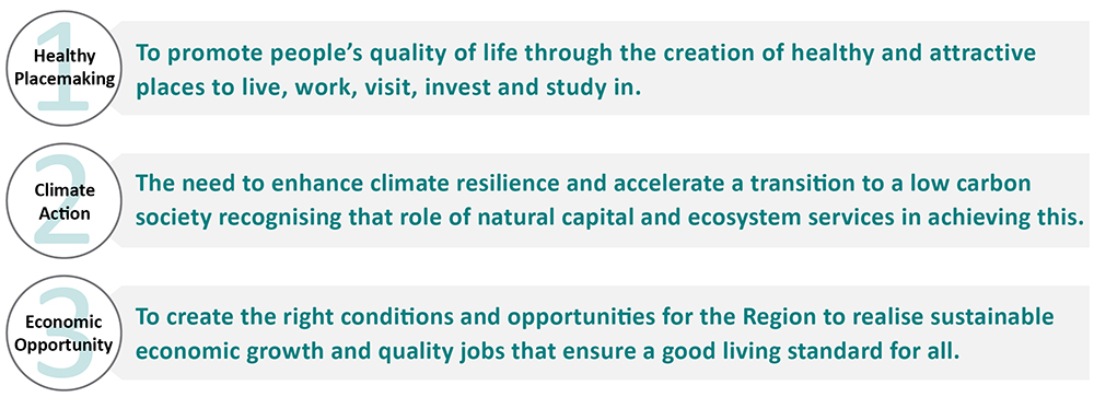 Three key principles of the RSES