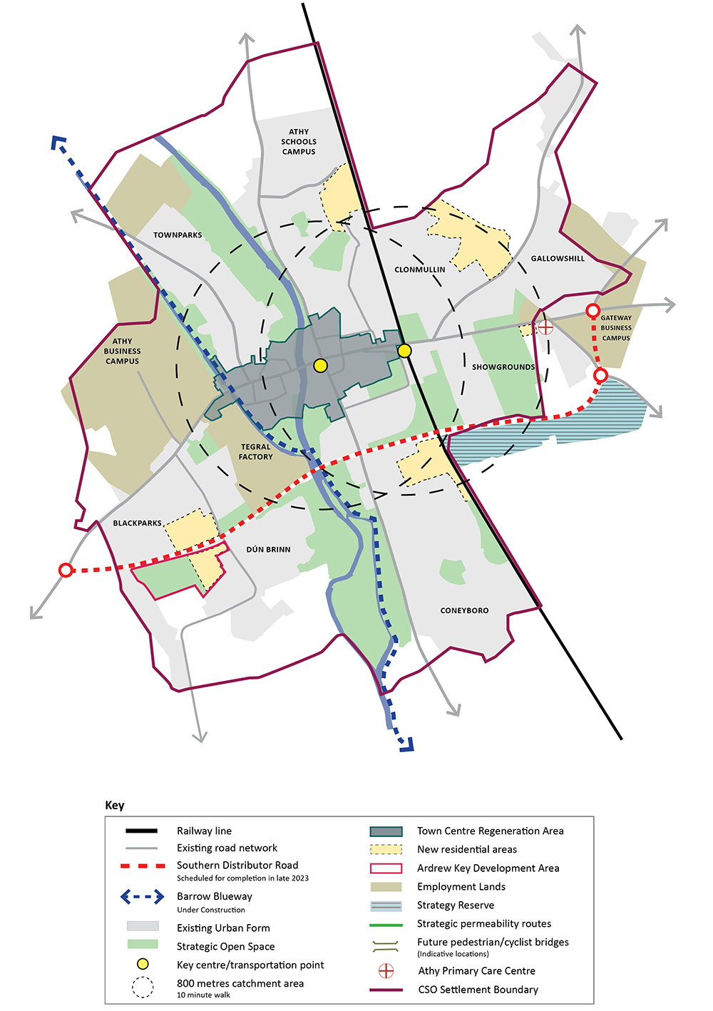 Indicative Locations of Proposed Social Infrastructure